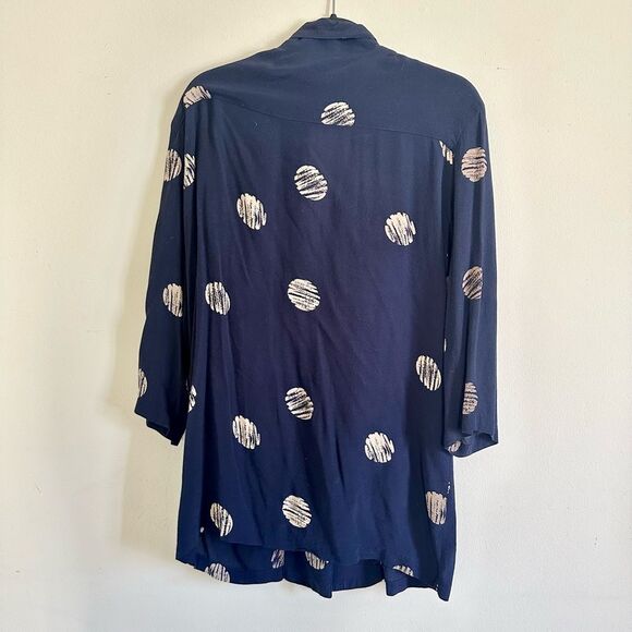 Silence + Noise relaxed open front navy blazer - Picture 8 of 8